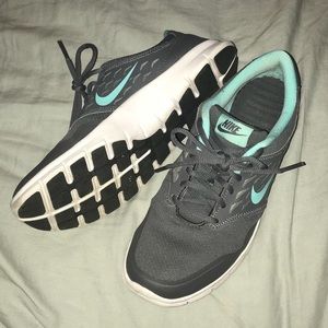 Nike blue and grey sneakers
